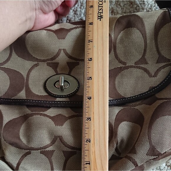 Coach Signature Jacquard Canvas Crossbody Shoulder bag - Picture 5 of 12